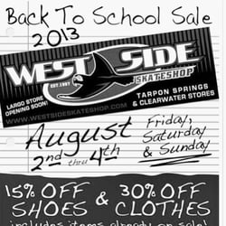 Westside Skate Shop - This weekend