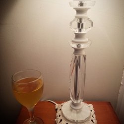 Goodwill Industries - Love the lamp, not too fond of the 12.99 price tag. Look at the base detailing though. You couldn't pay me to part with it.