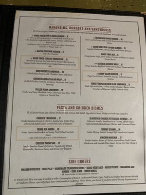 Menu photo 1 Good Times Pub Lindenhurst, NY