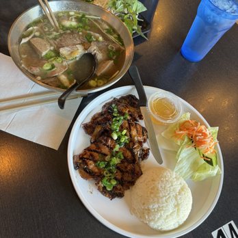 Pho Kitchen - Combination pho and grilled pork rice plate! - Desserts Near Me - San Jose, California Pho Kitchen - Combination pho and grilled pork rice plate! - Desserts Near Me - San Jose, California