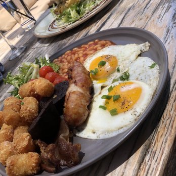 Pub Thirty Two - Irish Breakfast with Breakfast Burrito in the background - Gastropubs Near Me - Mission Viejo, California Pub Thirty Two - Irish Breakfast with Breakfast Burrito in the background - Gastropubs Near Me - Mission Viejo, California