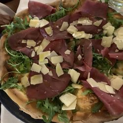 Grani e Braci - Bresaola E Rucola e11.00 Mozzarella, Bresaola, rucola e grana This is beef not Prosciutto