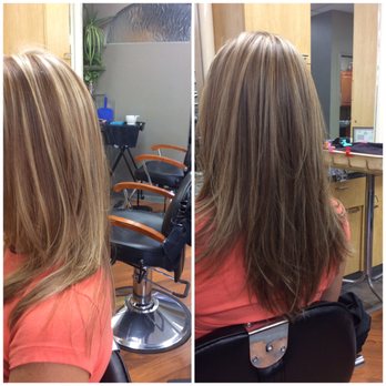 Salon Transformations by Mona - Dimensional highlights on medium brown hair with medium layers - Hair Stylists Near Me - Sacramento , California Salon Transformations by Mona - Dimensional highlights on medium brown hair with medium layers - Hair Stylists Near Me - Sacramento , California
