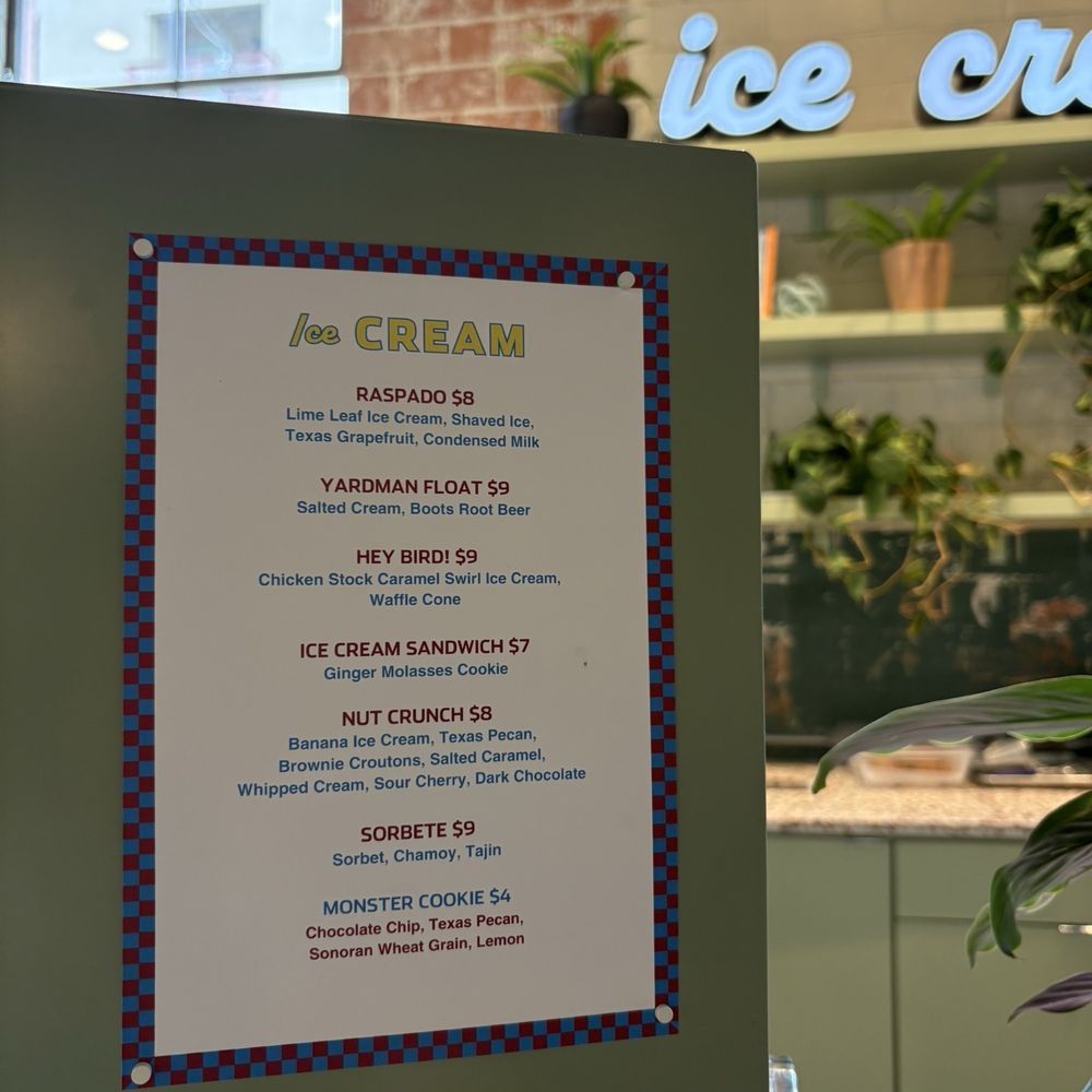 Pullman Market - Ice cream menu - Grocery Near Me - San Antonio, Texas