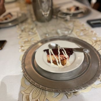 Sinha Elegant Cuisine - Red velvet and flan - Brazilian Near Me - Chicago, Illinois