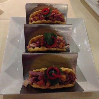 Chef Chai - Crispy Asian Taco with Smoked Duck Breast, Avocado and Spicy Salsa - Asian Fusion Near Me - Honolulu, Hawaii Chef Chai - Crispy Asian Taco with Smoked Duck Breast, Avocado and Spicy Salsa - Asian Fusion Near Me - Honolulu, Hawaii
