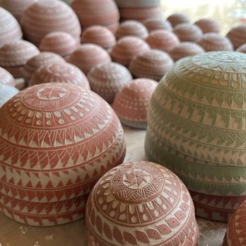 Jacobo & María Angeles - There's a section of the studio designated to ceramics. The level of detail is astounding! - Art Galleries Near Me - Tilcajete, OAX