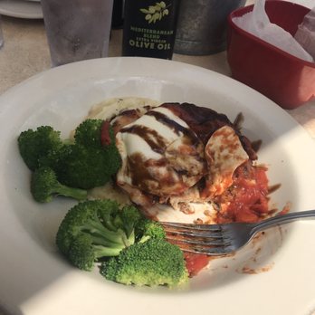 The Harp - Crusted Romano chicken (new to the menu) with potatoes and broccoli - Irish Near Me - Cleveland, Ohio The Harp - Crusted Romano chicken (new to the menu) with potatoes and broccoli - Irish Near Me - Cleveland, Ohio