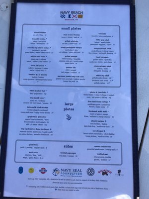 Menu photo 5 Navy Beach Montauk, NY