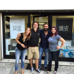 Salon 427 - Owners Steve & Christy networking & training in Italy where our color is made.