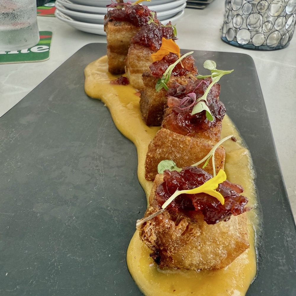 Cove Kitchen + Bar - Pork belly - Salad Near Me - Clearwater Beach, Florida Cove Kitchen + Bar - Pork belly - Salad Near Me - Clearwater Beach, Florida