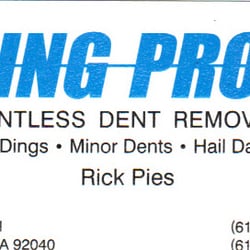 Ding Pros - We strive to be the very best!