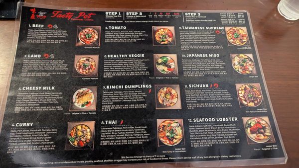 Menu photo 4 Tasty Pot Northridge, CA