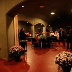 Quinta Ferreira Estate Winery - Inside Wine "caves" (Cellar) at the Lamb feast - Fall Wine Festival