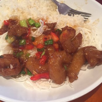 Pei Wei Asian Kitchen - Honey Seared Shrimp. Good but small portion for the price. - Asian Fusion Near Me - Colorado Springs, Colorado