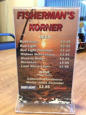 Menu photo 7 Fishermen's Korner Restaurant Garibaldi, OR