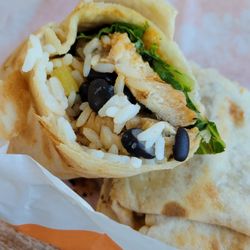 Jerk chicken wrap without cheese