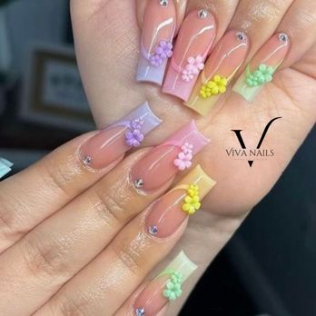 Viva Nails - Let your nails blossom with light and playful spring designs  Book today and step into the season beautifully! - Nail Salons Near Me - Henderson, Nevada