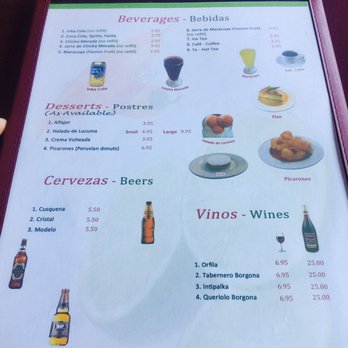 Aji Limon - Menu - Peruvian Near Me - Buena Park, California