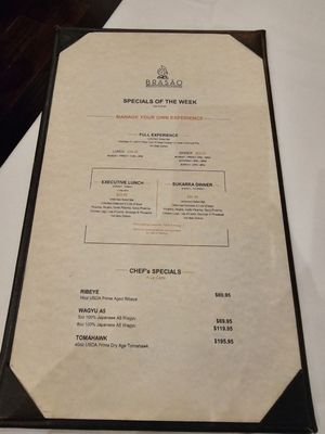 Menu photo 1 Brasão Brazilian Steakhouse Irving, TX