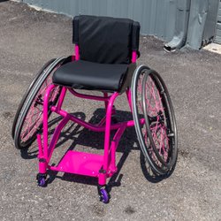 Disability Lab - Reckless Wheelchairs Pink Tennis Chair