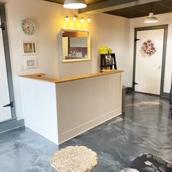 KT Hair Studio - Our beautiful custom made front desk