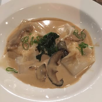 Shiro - Shrimp wonton ravioli with shiitake mushroom sauce - Asian Fusion Near Me - South Pasadena, California