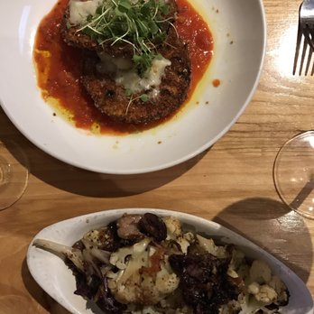 GIA MIA - Wheaton - Roasted cauliflower and eggplant parmigiano! Both were delicious - Italian Near Me - Wheaton, Illinois GIA MIA - Wheaton - Roasted cauliflower and eggplant parmigiano! Both were delicious - Italian Near Me - Wheaton, Illinois