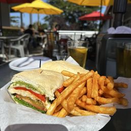 Chicken pesto sandwich
