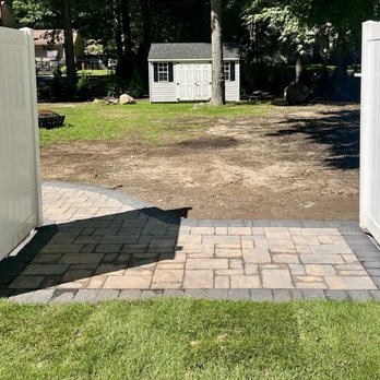 D'Anna Landscaping & Masonry - Entry to back - Landscaping Near Me