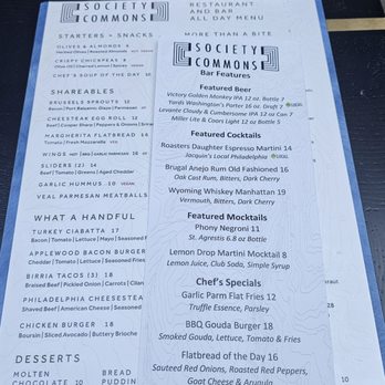 Society Commons - Menu - Venues & Event Spaces Near Me - Philadelphia, Pennsylvania Society Commons - Menu - Venues & Event Spaces Near Me - Philadelphia, Pennsylvania