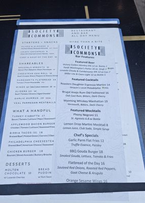 Menu photo 7 Society Commons Philadelphia, PA Menu photo 7 Society Commons Philadelphia, PA