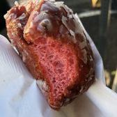Photo of Kamehameha Bakery - Honolulu, HI, United States. Strawberry Donut