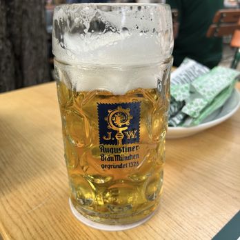 Augustiner-Keller - 1 Liter Augustiner Helles - Bavarian Near Me - Munich, BY