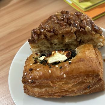 Lost Larson - Spinach & Feta Danish and sticky bun - Bakeries Near Me - Chicago, Illinois