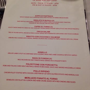 Rosso Restaurant - Lunch time special - Italian Near Me - Manchester, XGM