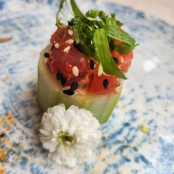The Lobby - Tuna Cucumber Cup - American Near Me - Chicago, Illinois The Lobby - Tuna Cucumber Cup - American Near Me - Chicago, Illinois
