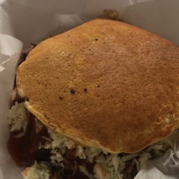 Cornbread Pancake Sandwich