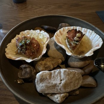 Hestia - Scallops. Omg these are amazing!! - New American Near Me - Austin, Texas