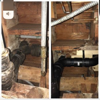 Westside Plumbing & Drains - Before & After toilet closet bend & flange replacement. Main sewer drain line repair. - Plumbing Near Me Westside Plumbing & Drains - Before & After toilet closet bend & flange replacement. Main sewer drain line repair. - Plumbing Near Me