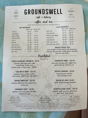 Menu photo 4 Groundswell Cafe and Bakery Tiverton, RI Menu photo 4 Groundswell Cafe and Bakery Tiverton, RI