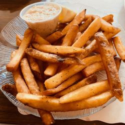 The Thistle Fish And Chips - Old Bay Fries (well done) & Coleslaw