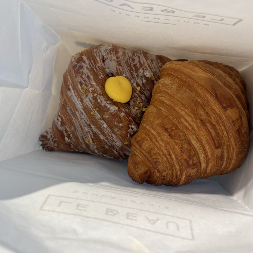 Le Beau - Yuzu pistachio croissant and original croissant - Patisserie/Cake Shop Near Me - Toronto, Ontario