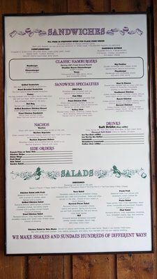 Menu photo 5 Ivanhoe's Drive In Upland, IN