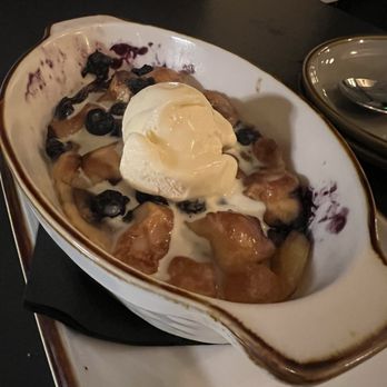 Nyla's Restaurant - Blueberry Breadpudding - Cocktail Bars Near Me - Westfield, Indiana