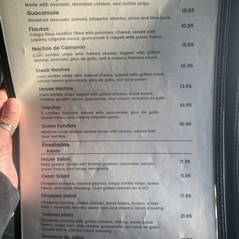 Salsa Verdes - Menu - Mexican Near Me - Palos Verdes Estates, California