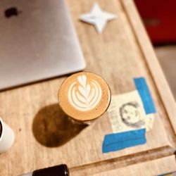 Arcade Coffee Roasters - Beautiful Gibraltar by Abe! Ask him about his really cool frog mug.