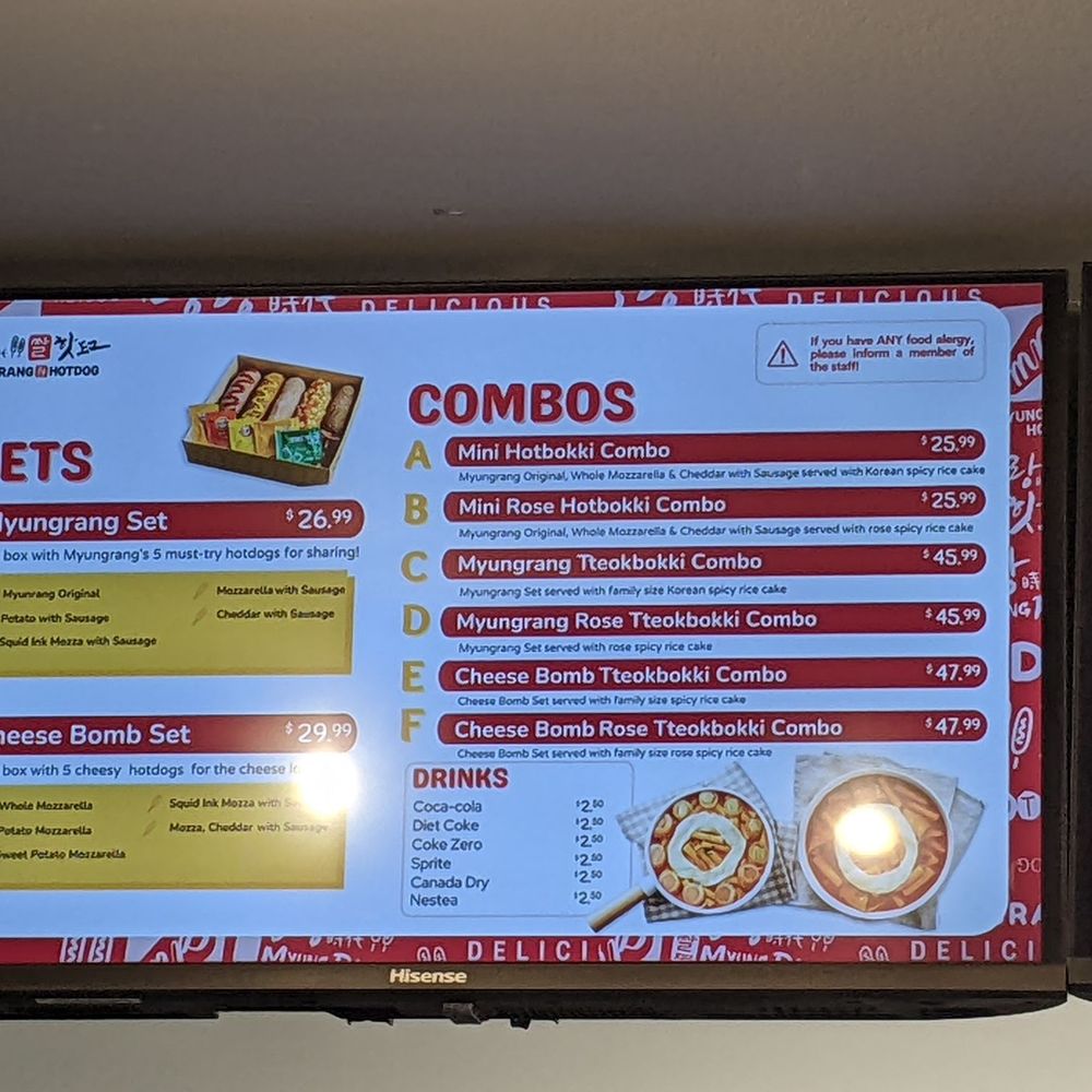 Myungrang Hot Dog - Menu - Hot Dogs Near Me - Toronto, Ontario Myungrang Hot Dog - Menu - Hot Dogs Near Me - Toronto, Ontario