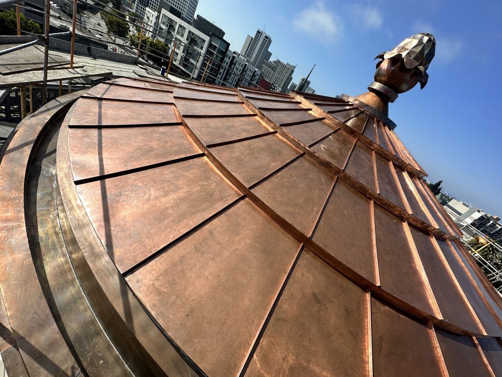 Slide of Custom Copper & Sheet Metal Roofing
