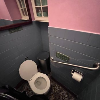 Cafe Mogador - Bathroom - Moroccan Near Me - Brooklyn, New York Cafe Mogador - Bathroom - Moroccan Near Me - Brooklyn, New York